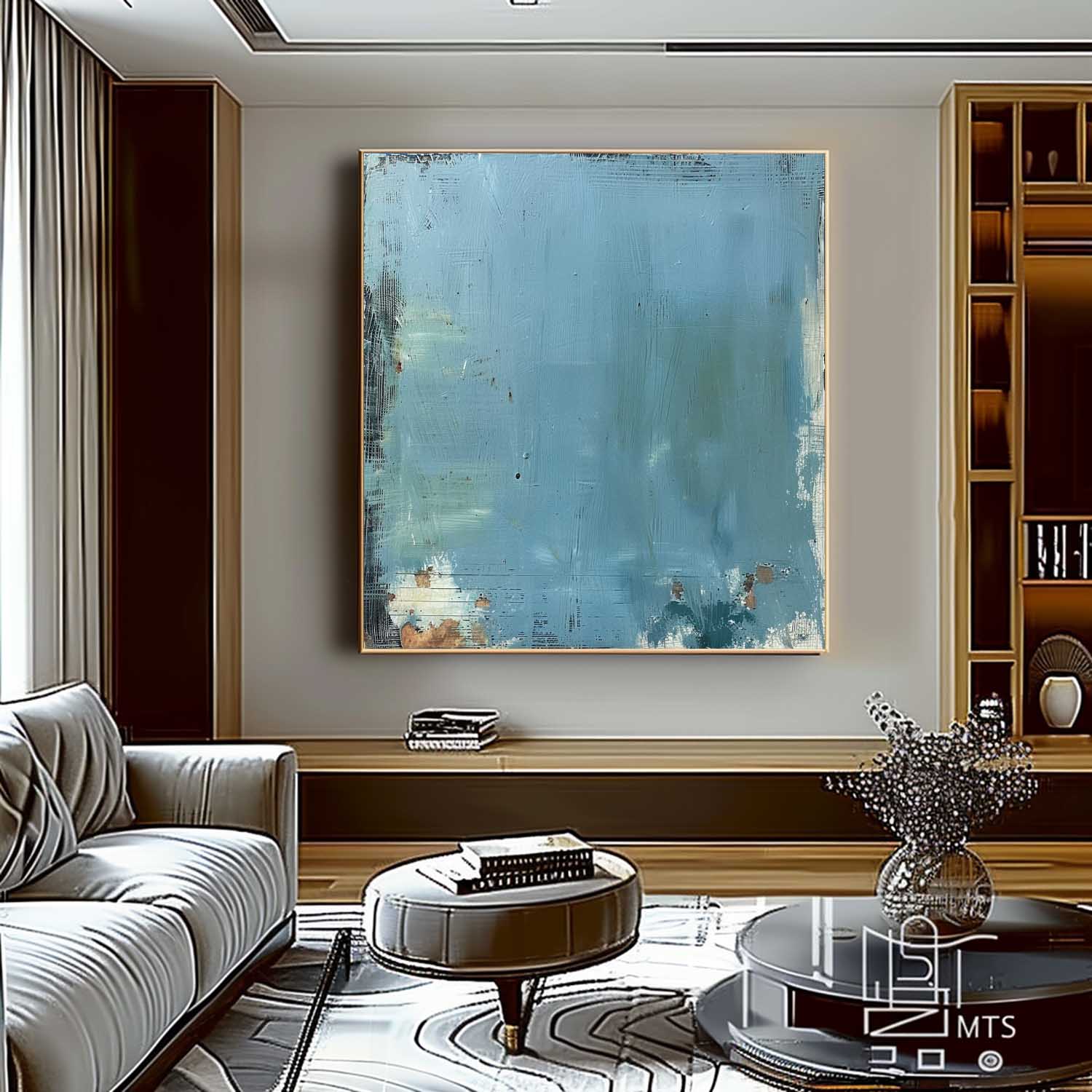 Abstract Expressionist Impasto Wall Art SR0039 - Viral Wall Art